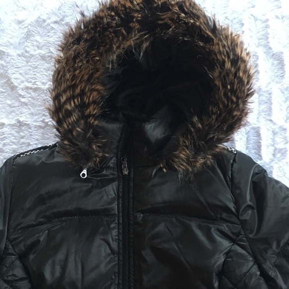 Bass Duck Down Knit Back Puffer Jacket - Picture 5 of 6